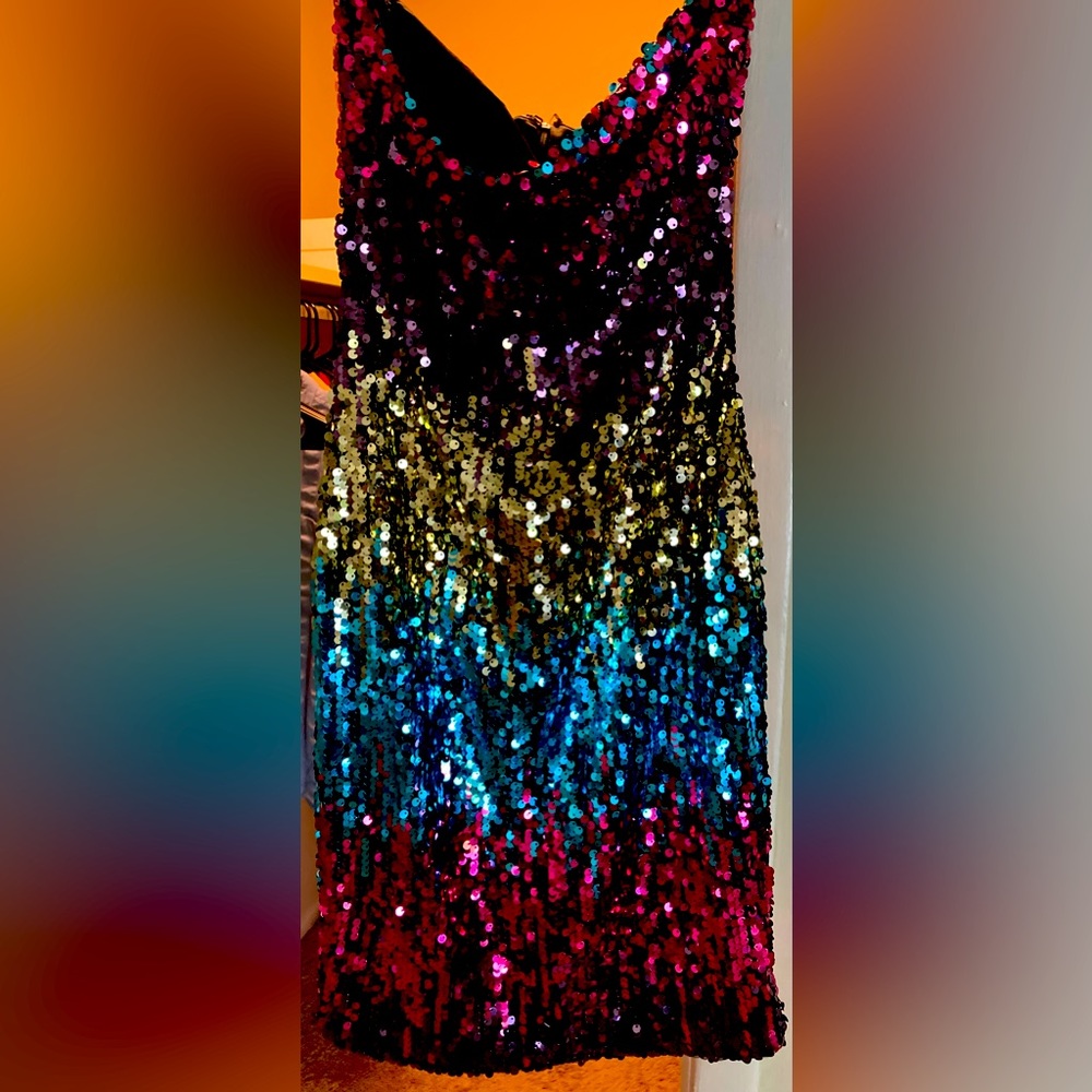 Sequin Mini Dress